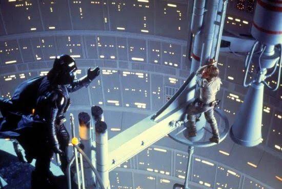 Darth Vader and Luke Skywalker in Cloud City